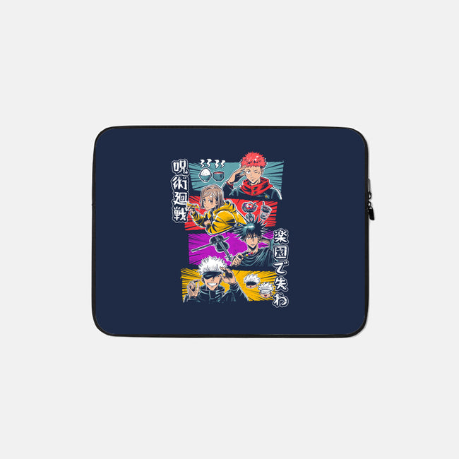 Lunch Friends-None-Zippered-Laptop Sleeve-Knegosfield