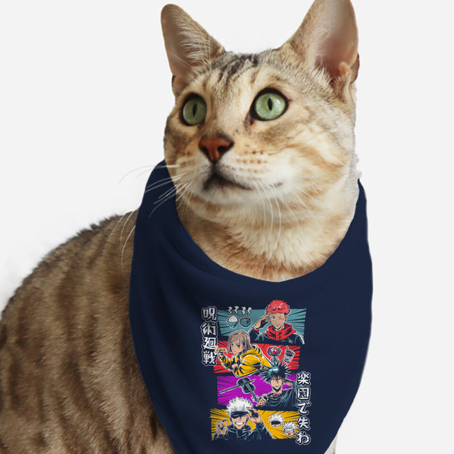 Lunch Friends-Cat-Bandana-Pet Collar-Knegosfield