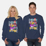 Lunch Friends-Unisex-Crew Neck-Sweatshirt-Knegosfield