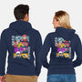 Lunch Friends-Unisex-Zip-Up-Sweatshirt-Knegosfield