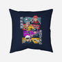 Lunch Friends-None-Removable Cover-Throw Pillow-Knegosfield