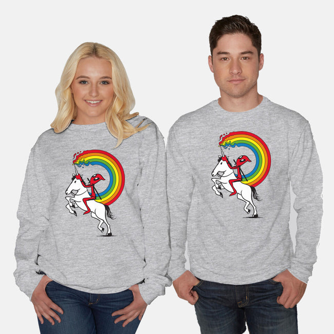 Rainbowgasm-Unisex-Crew Neck-Sweatshirt-CappO