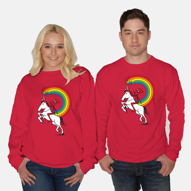 Rainbowgasm-Unisex-Crew Neck-Sweatshirt-CappO