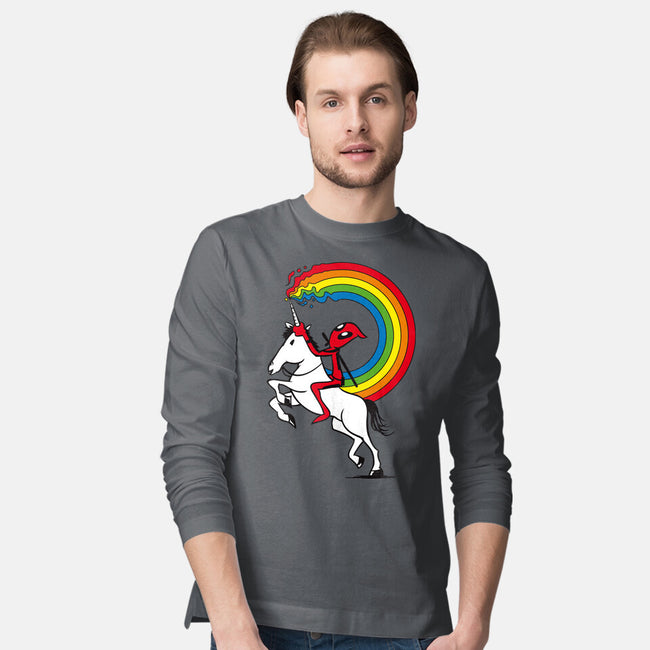 Rainbowgasm-Mens-Long Sleeved-Tee-CappO