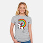 Rainbowgasm-Womens-Fitted-Tee-CappO