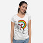 Rainbowgasm-Womens-V-Neck-Tee-CappO