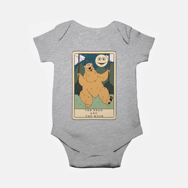 The Bear And The Moon-Baby-Basic-Onesie-Claudia