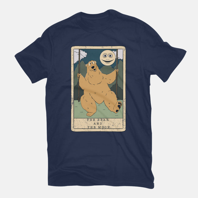 The Bear And The Moon-Mens-Basic-Tee-Claudia