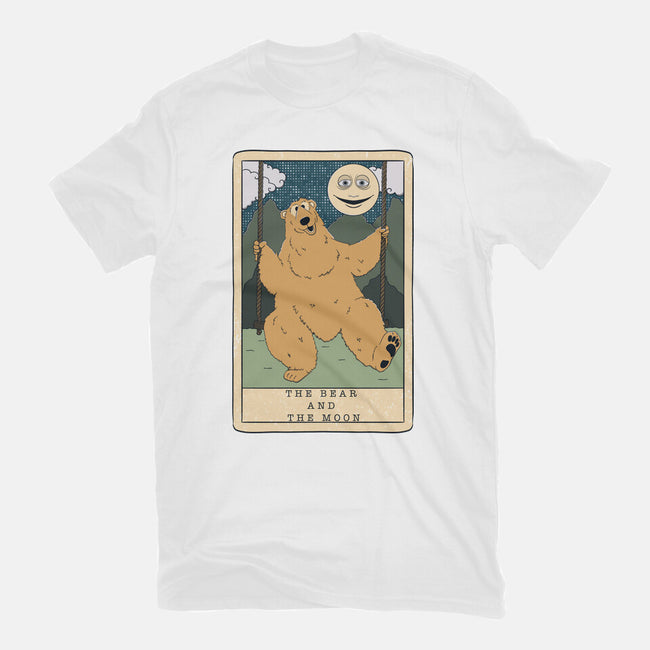 The Bear And The Moon-Womens-Basic-Tee-Claudia