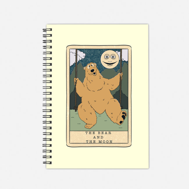 The Bear And The Moon-None-Dot Grid-Notebook-Claudia