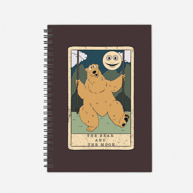 The Bear And The Moon-None-Dot Grid-Notebook-Claudia