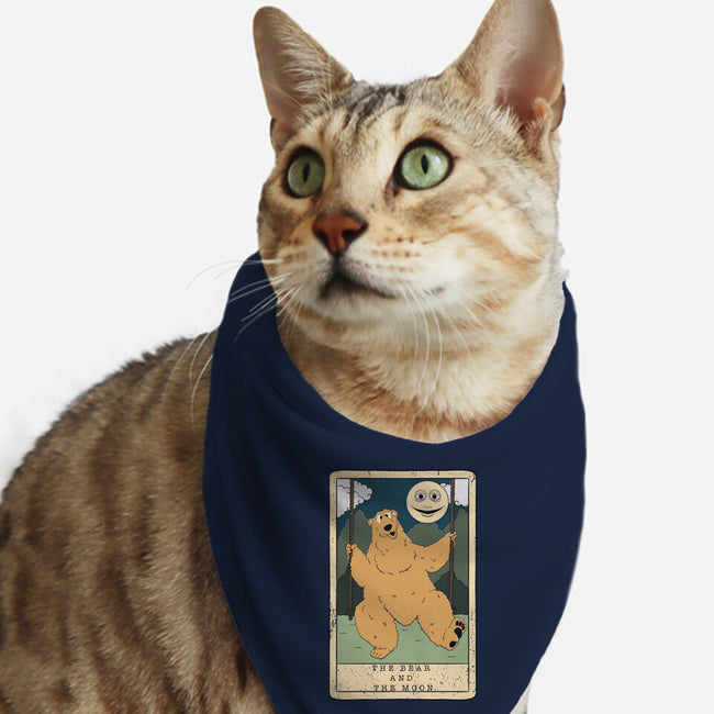 The Bear And The Moon-Cat-Bandana-Pet Collar-Claudia