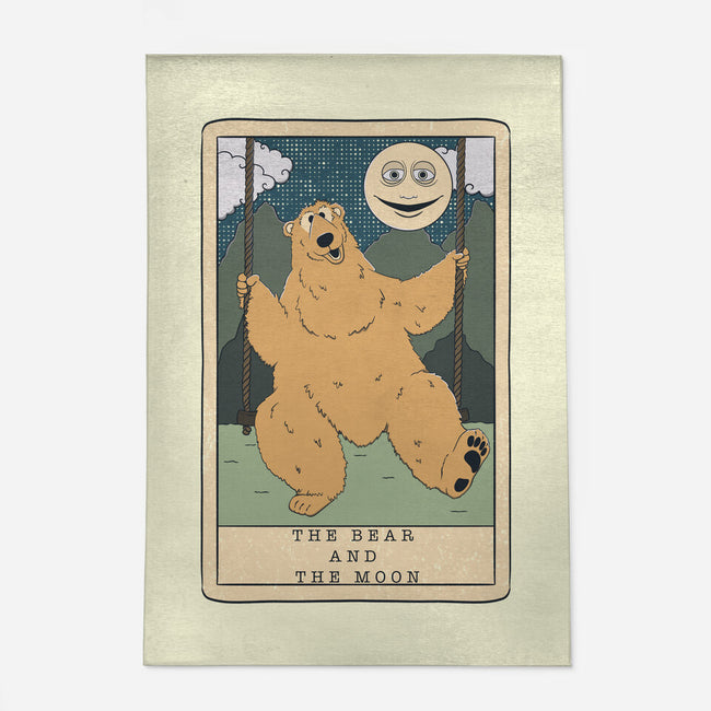 The Bear And The Moon-None-Indoor-Rug-Claudia