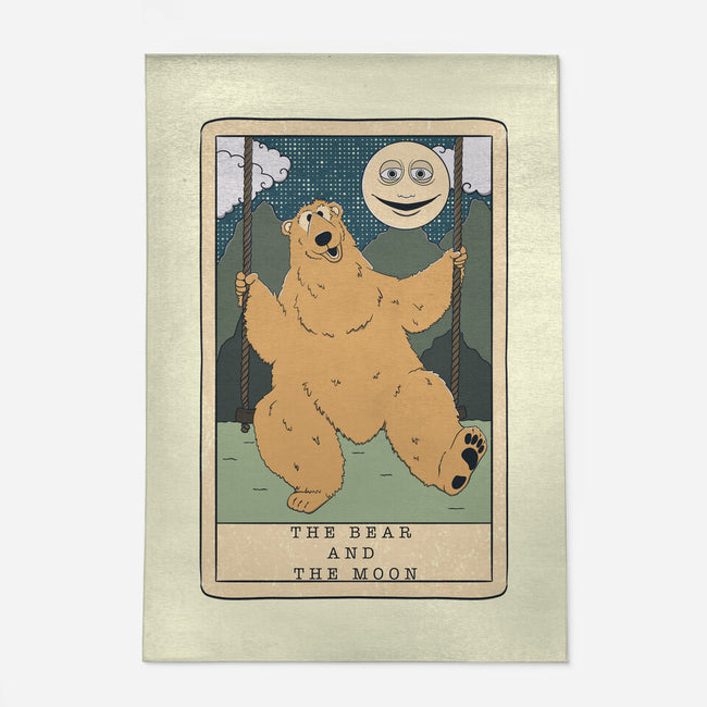 The Bear And The Moon-None-Outdoor-Rug-Claudia