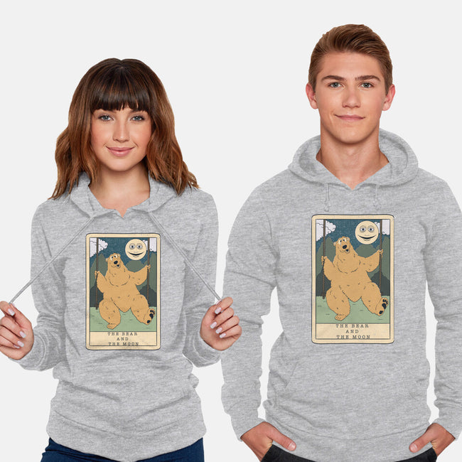 The Bear And The Moon-Unisex-Pullover-Sweatshirt-Claudia