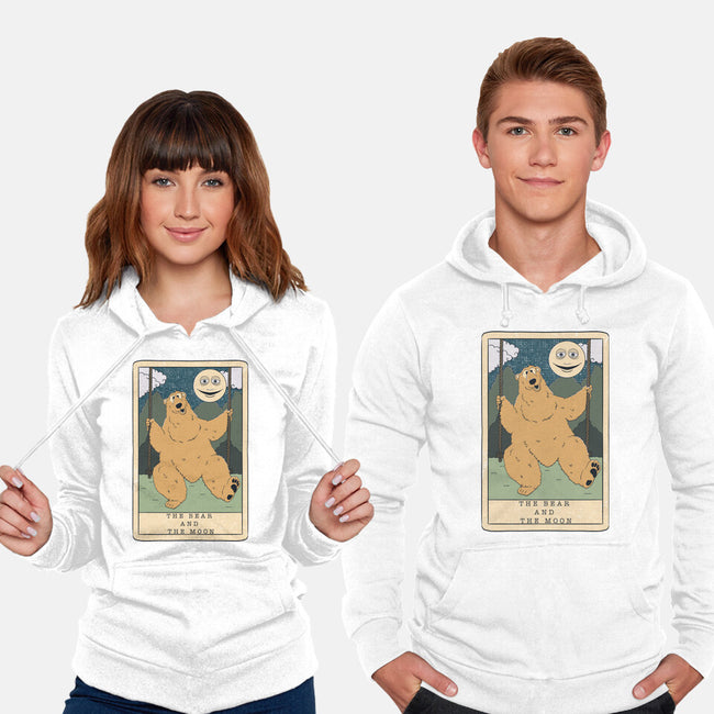 The Bear And The Moon-Unisex-Pullover-Sweatshirt-Claudia