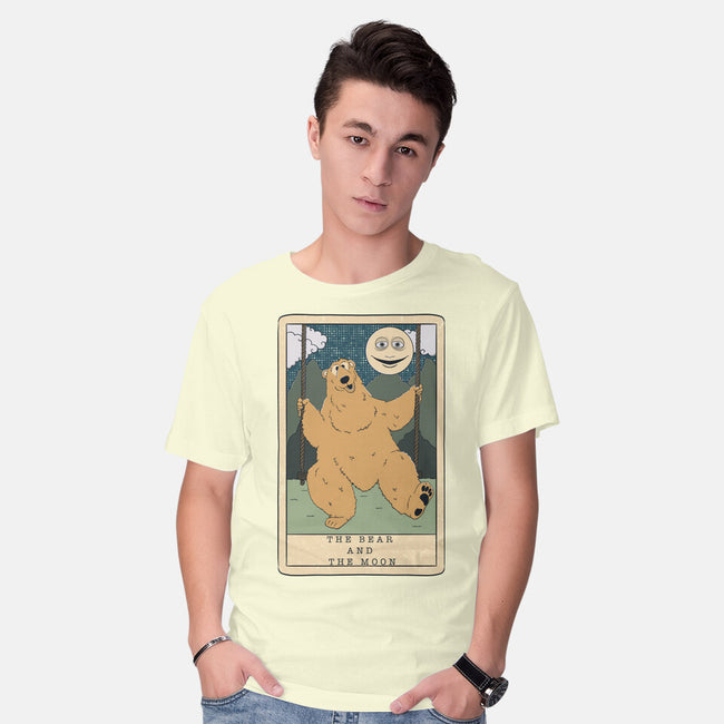 The Bear And The Moon-Mens-Basic-Tee-Claudia