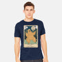 The Bear And The Moon-Mens-Heavyweight-Tee-Claudia