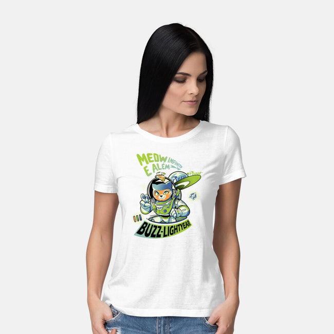 Cat Lightyear-Womens-Basic-Tee-Julio