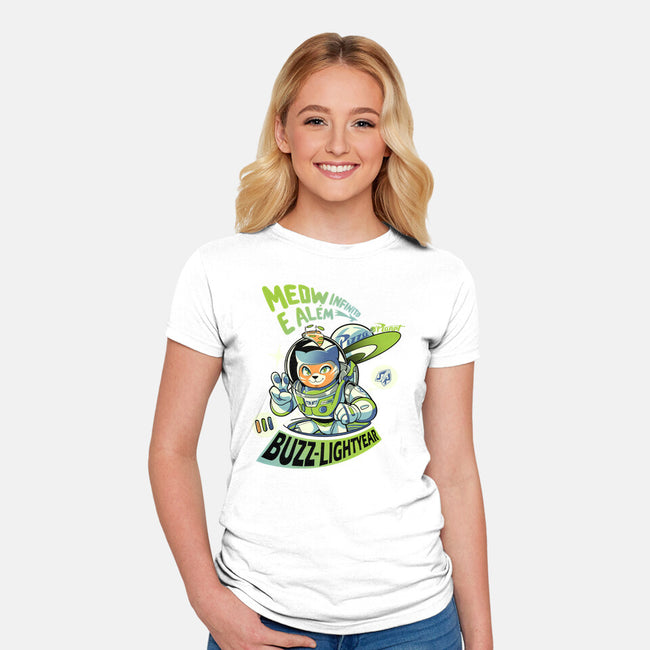 Cat Lightyear-Womens-Fitted-Tee-Julio