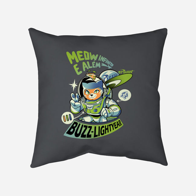 Cat Lightyear-None-Non-Removable Cover w Insert-Throw Pillow-Julio