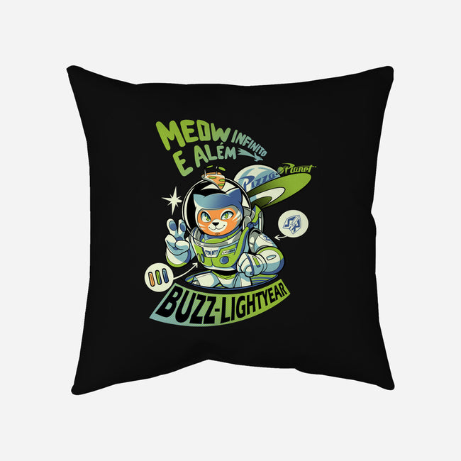 Cat Lightyear-None-Removable Cover-Throw Pillow-Julio
