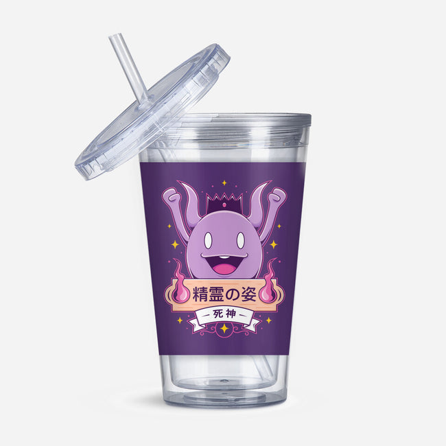 Cute Death God-None-Acrylic Tumbler-Drinkware-Alundrart