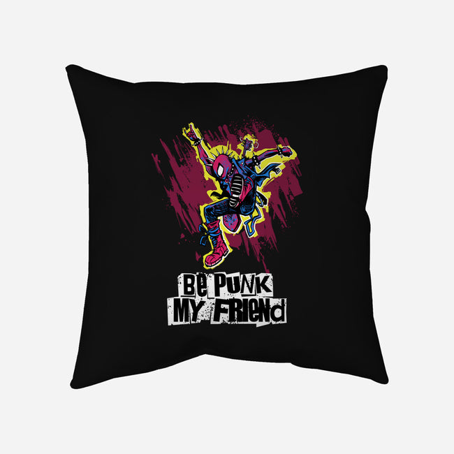 Be Punk-None-Removable Cover-Throw Pillow-zascanauta