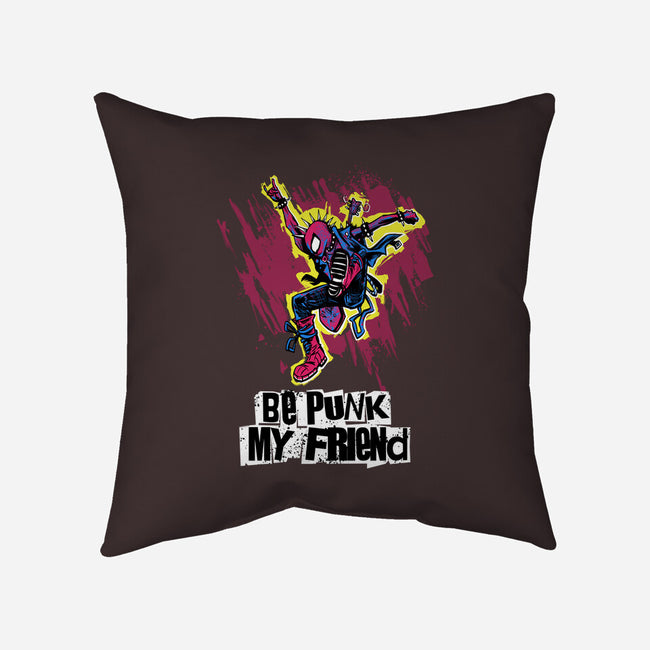 Be Punk-None-Removable Cover-Throw Pillow-zascanauta