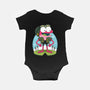 Pink Frog-Baby-Basic-Onesie-Alundrart