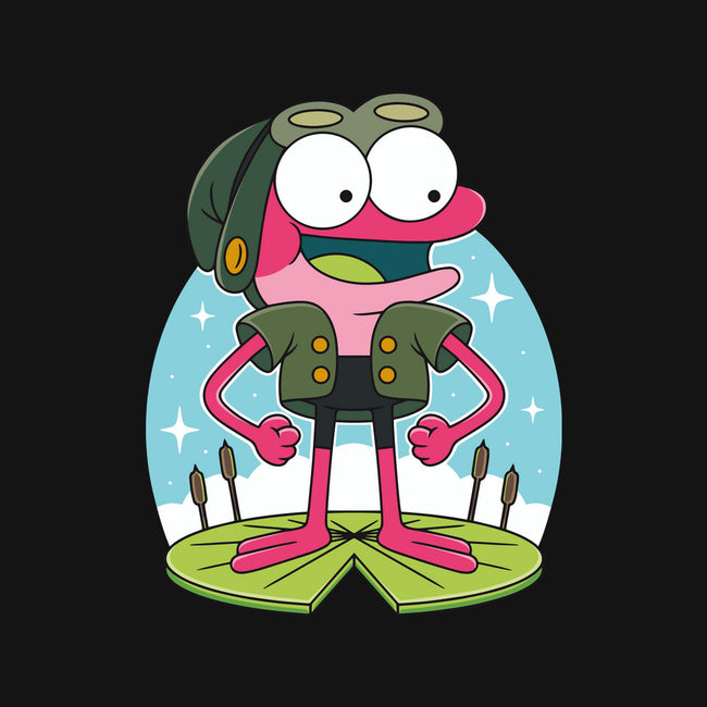 Pink Frog-Baby-Basic-Onesie-Alundrart