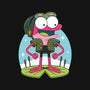 Pink Frog-None-Fleece-Blanket-Alundrart