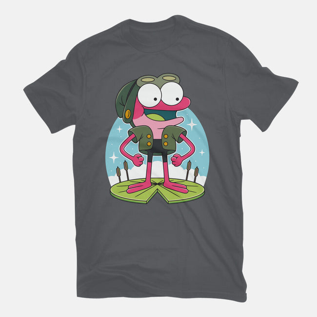 Pink Frog-Mens-Heavyweight-Tee-Alundrart