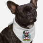 Pink Frog-Dog-Bandana-Pet Collar-Alundrart