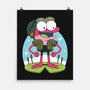 Pink Frog-None-Matte-Poster-Alundrart