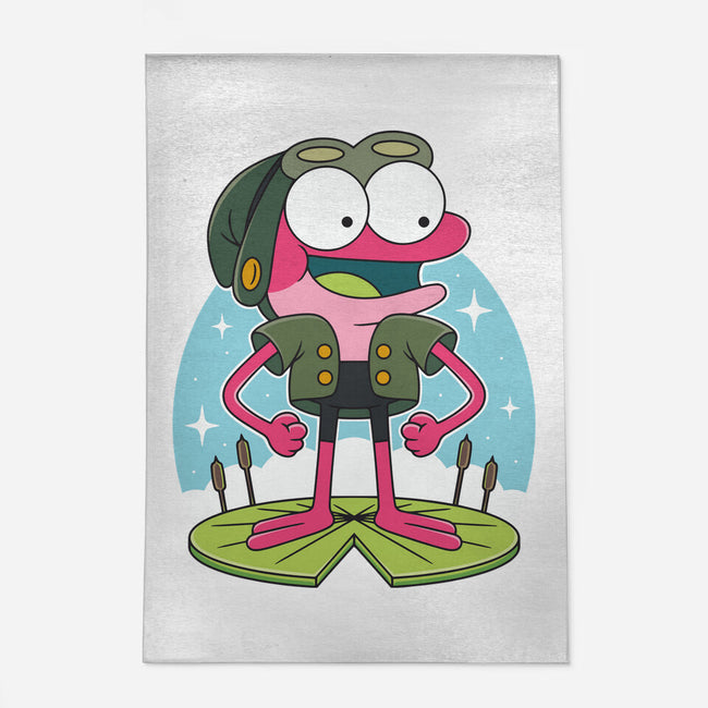 Pink Frog-None-Outdoor-Rug-Alundrart