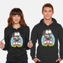 Pink Frog-Unisex-Pullover-Sweatshirt-Alundrart