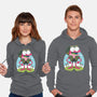 Pink Frog-Unisex-Pullover-Sweatshirt-Alundrart