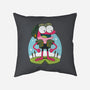 Pink Frog-None-Removable Cover w Insert-Throw Pillow-Alundrart