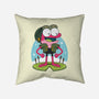 Pink Frog-None-Removable Cover w Insert-Throw Pillow-Alundrart