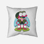 Pink Frog-None-Removable Cover w Insert-Throw Pillow-Alundrart