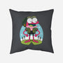Pink Frog-None-Removable Cover-Throw Pillow-Alundrart
