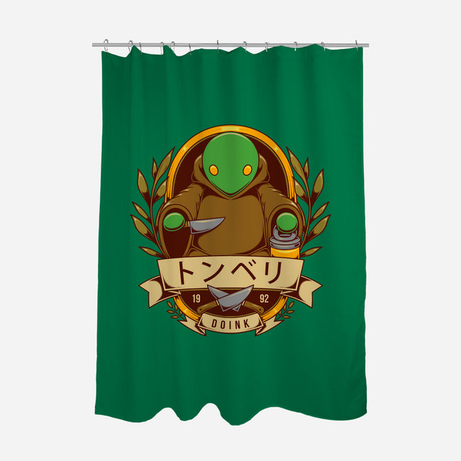 Doink-None-Polyester-Shower Curtain-Alundrart