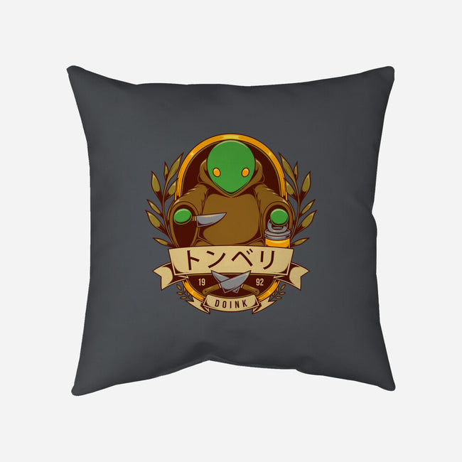 Doink-None-Removable Cover-Throw Pillow-Alundrart