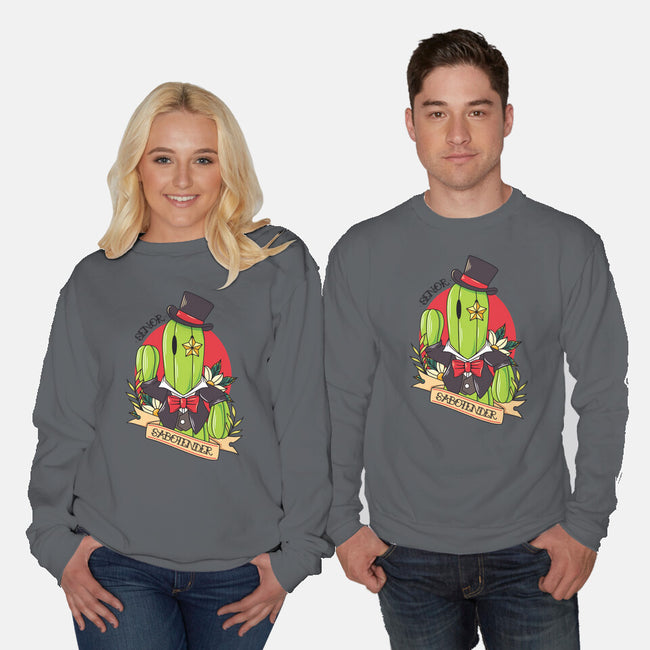 Senor Sabotender-Unisex-Crew Neck-Sweatshirt-Alundrart