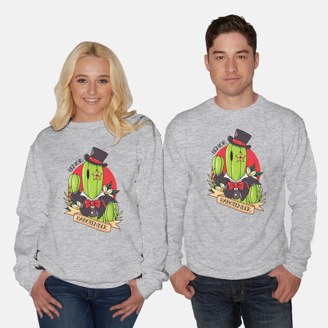 Senor Sabotender-Unisex-Crew Neck-Sweatshirt-Alundrart