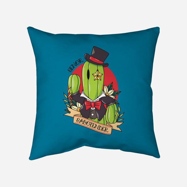 Senor Sabotender-None-Non-Removable Cover w Insert-Throw Pillow-Alundrart