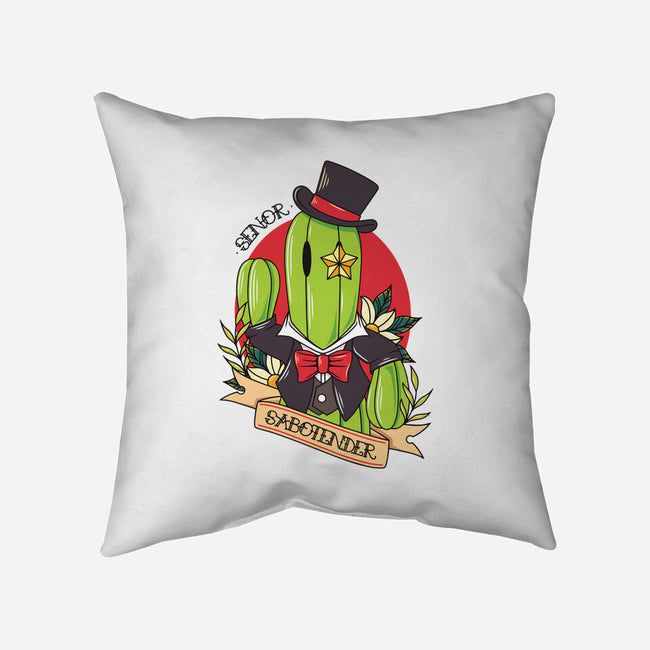 Senor Sabotender-None-Non-Removable Cover w Insert-Throw Pillow-Alundrart