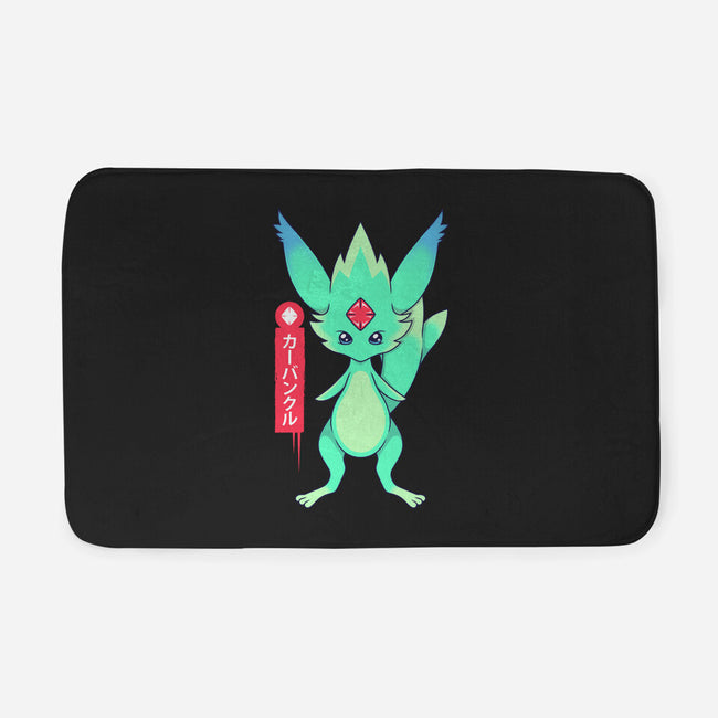 Guardian Force Carbuncle-None-Memory Foam-Bath Mat-Alundrart