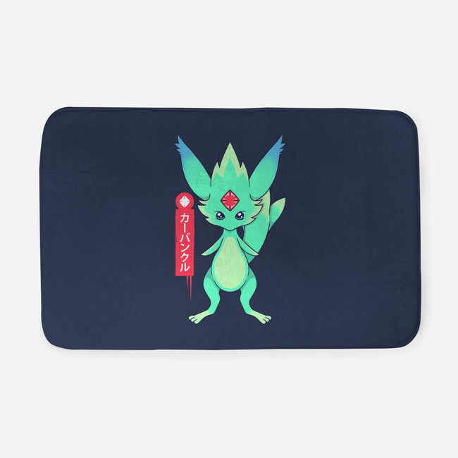 Guardian Force Carbuncle-None-Memory Foam-Bath Mat-Alundrart